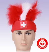 Schweizer Schweiz Fussball WM EM Hut Fan Mütze Stirnband Cap Hopp Schwiiz Neu